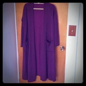 Lularoe ECU M Sarah, pink "mermaid bubbles"